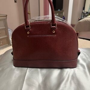 Coach Burgundy Satchel Bag